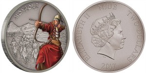 Серебряная монета Новой